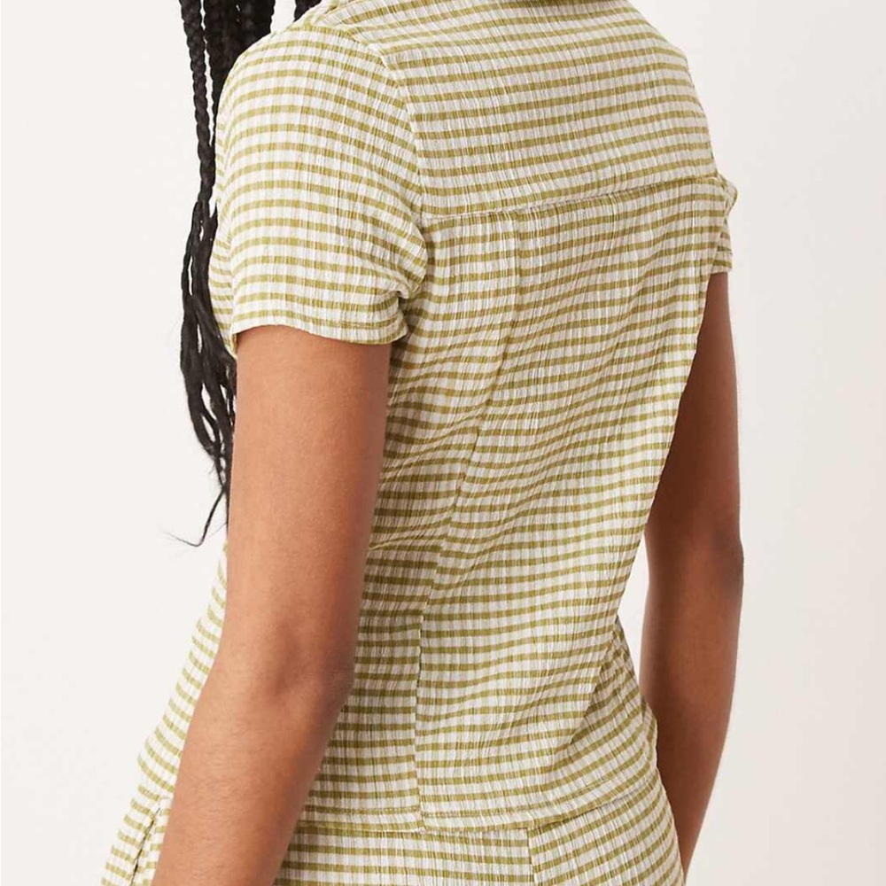 Green Gingham Matching Set - Picture 3 of 6